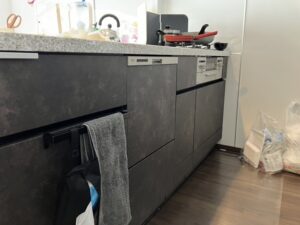 兵庫キッチン取付け隊　食洗機の取外して収納　施工前
